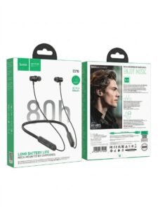 Hoco ES70 80 Hours Long Battery Life Bluetooth 5.3 Neckband Earphones Hover Image