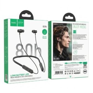Hoco ES70 80 Hours Long Battery Life Bluetooth 5.3 Neckband Earphones Hover Image