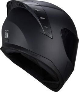 WS611 Full Face Motorcycle Helmet – DOT Approved for Men & Women Hover Image