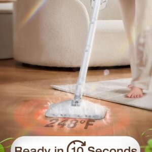 10-in-1 Steam Cleaner & Detachable Handheld Steam Mop for Multi-Surface Cleaning Hover Image