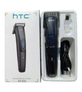 HTC AT-522 Rechargeable Hair & Beard Trimmer for Men – Cordless Hair Clipper Hover Image
