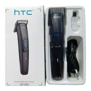HTC AT-522 Rechargeable Hair & Beard Trimmer for Men – Cordless Hair Clipper Hover Image